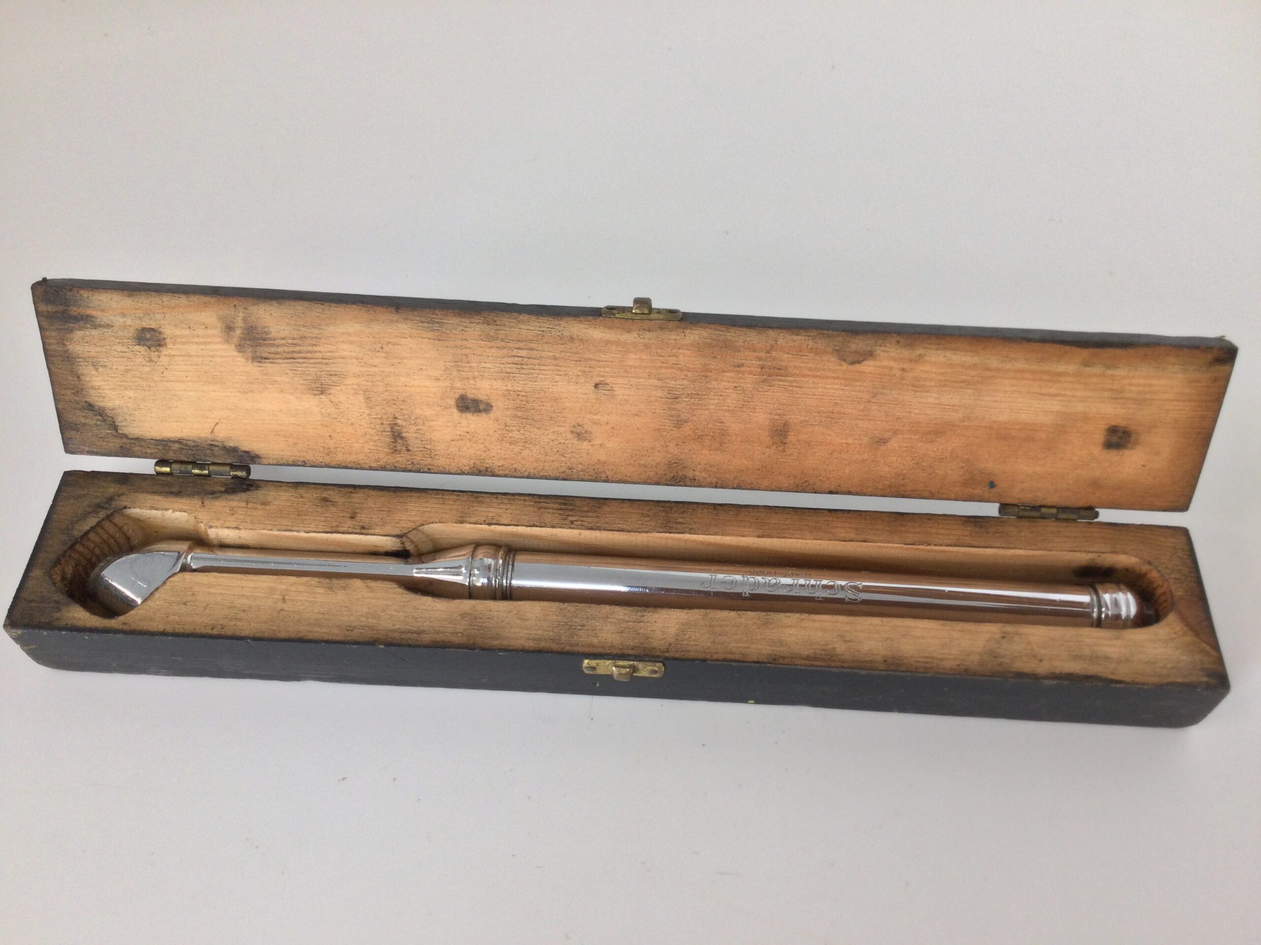 Vintage boxed SCHRADER Service Tyre Gauge. (26345) - Image 3