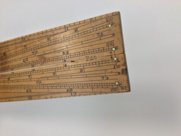 A. ABRAHM LIVERPOOL Boxwood 6” Sector Rule. 1851- 1890.  (30027) - Image 6