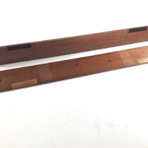 17.1/2”  Vintage Inlaid Mahogany Winding Sticks.  (37774)