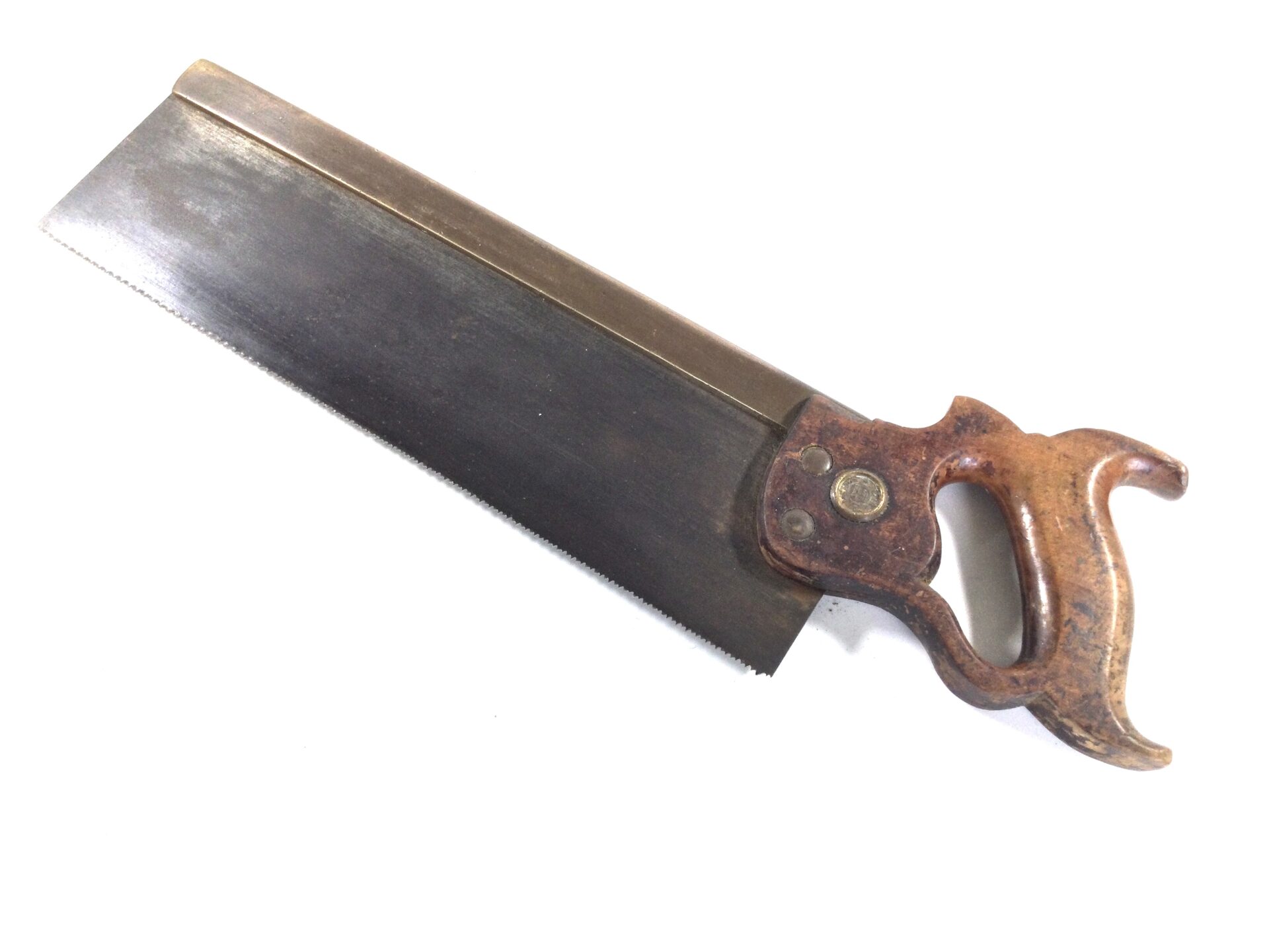 14” DISSTON Philadelphia USA Brass Back Saw. (38244)