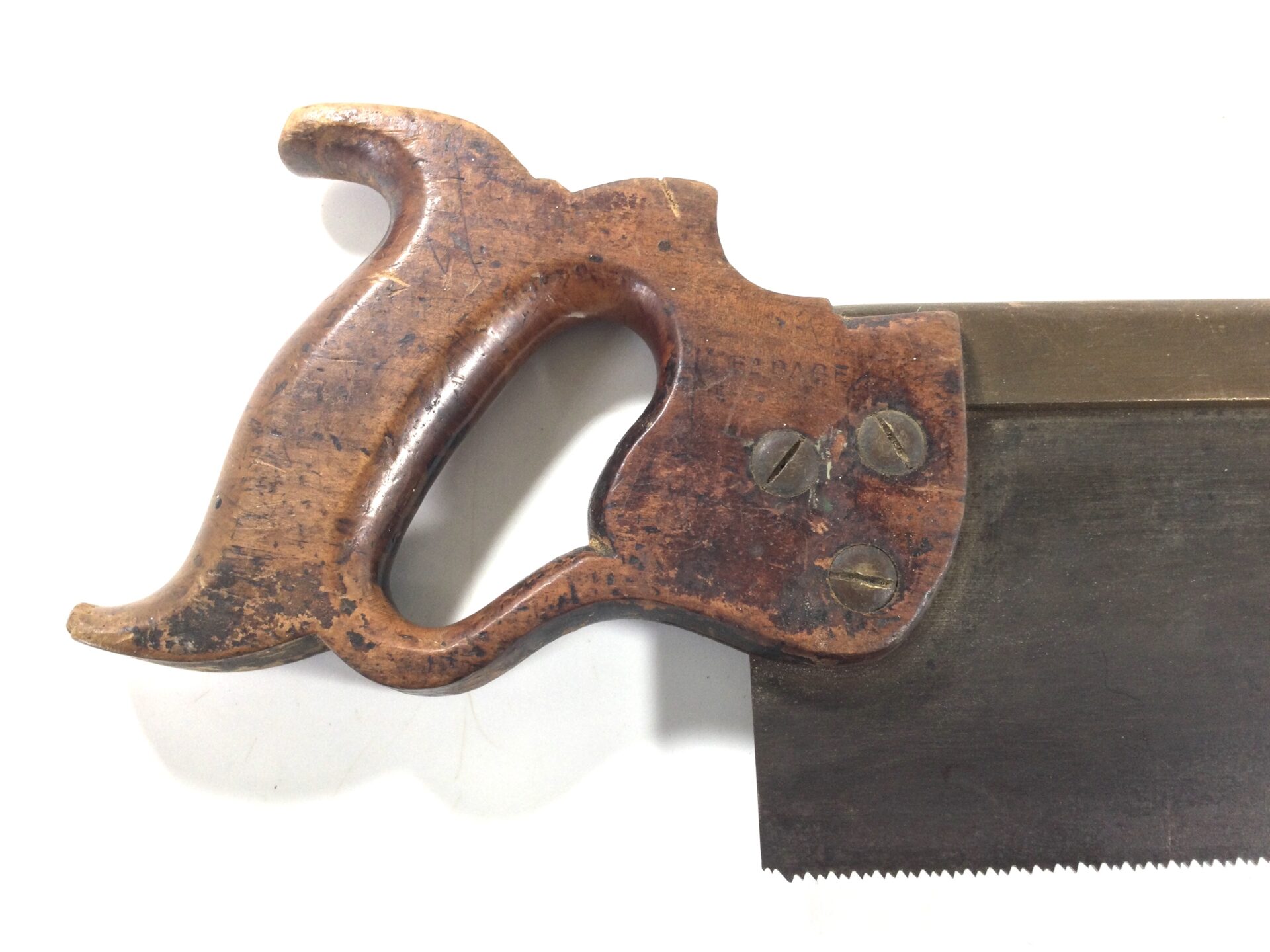 14” DISSTON Philadelphia USA Brass Back Saw. (38244) - Image 5