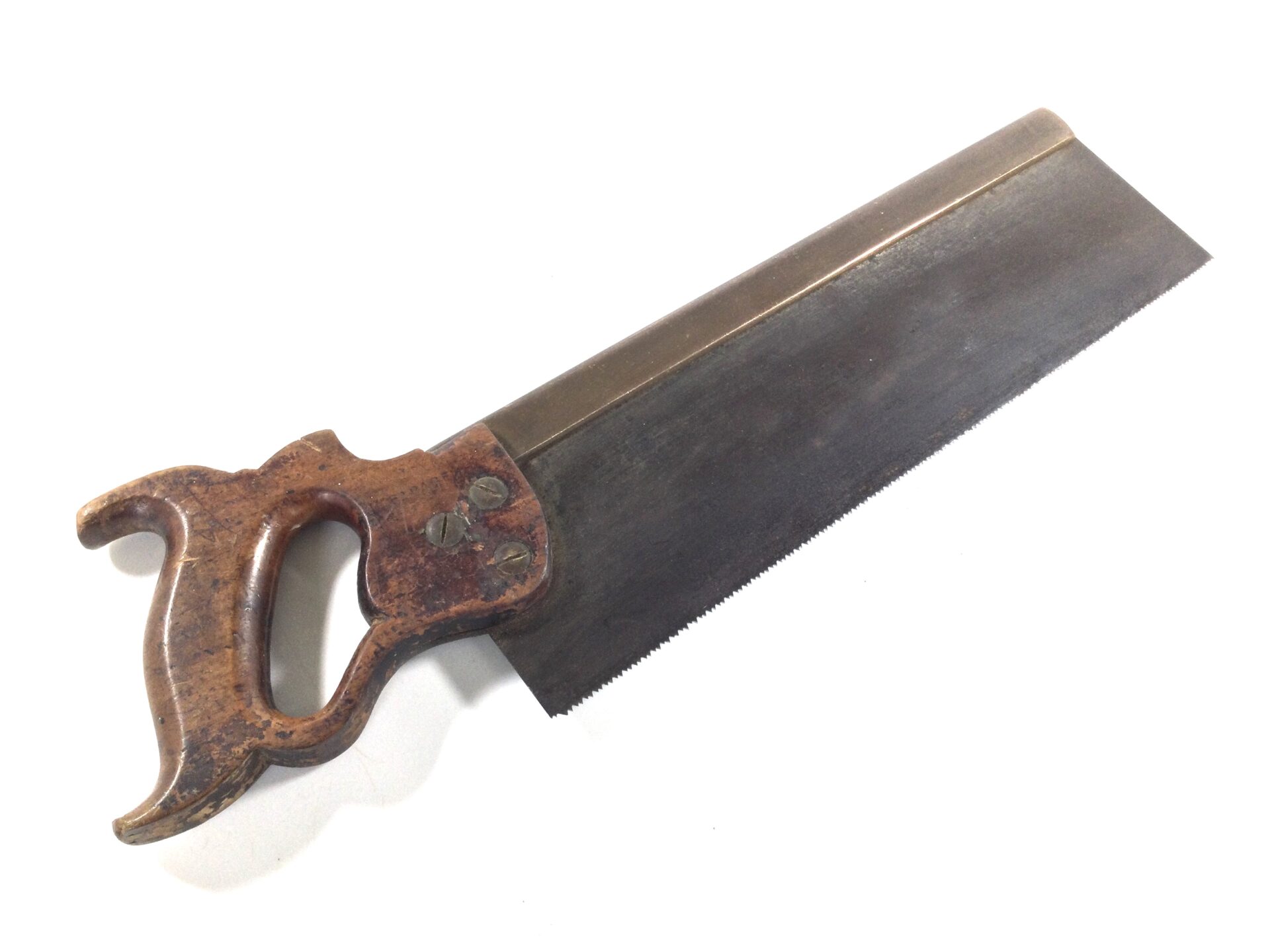 14” DISSTON Philadelphia USA Brass Back Saw. (38244) - Image 4