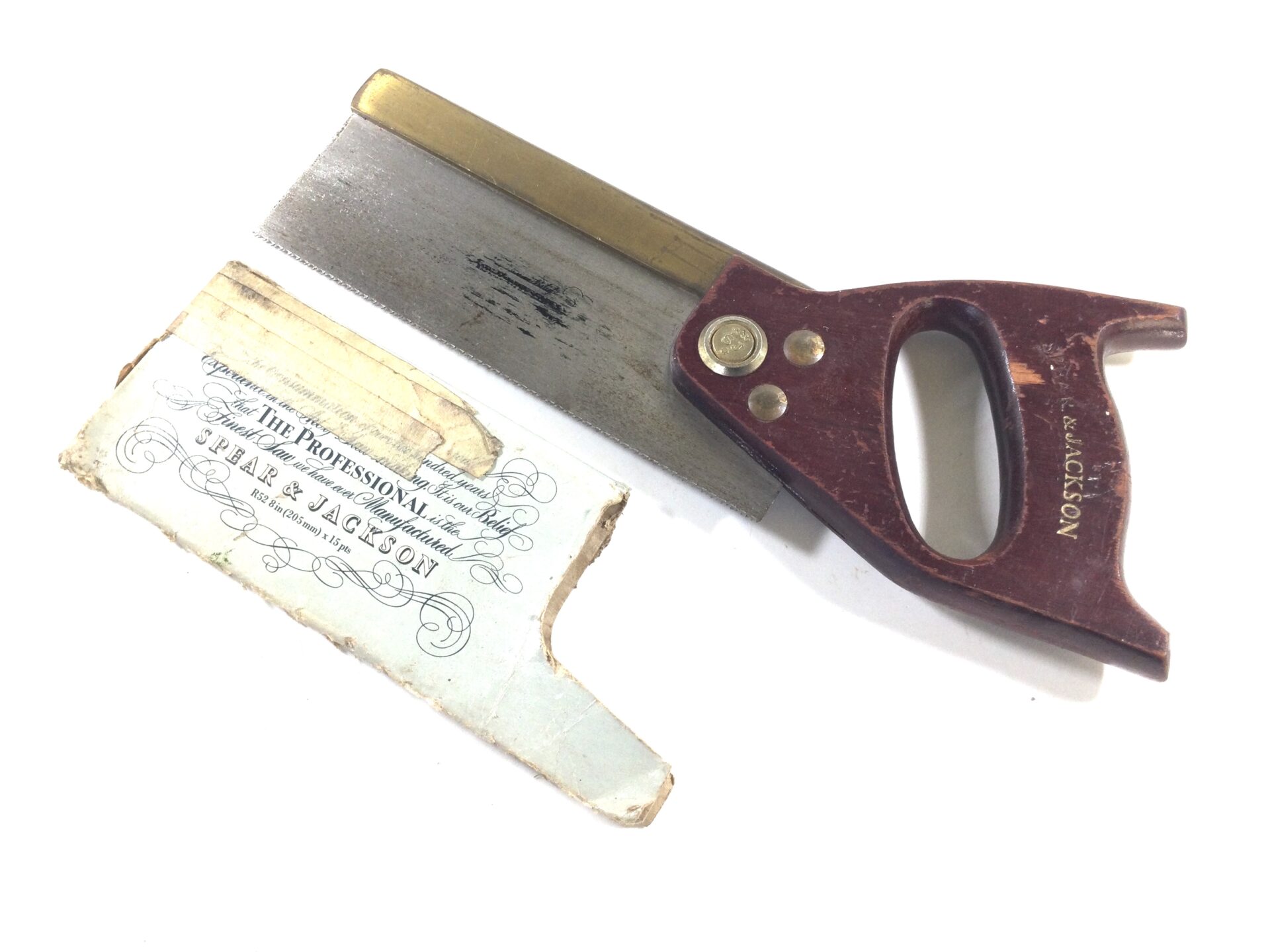 SPEAR & JACKSON “ The Professional” 8” Tenon Saw. (40354)