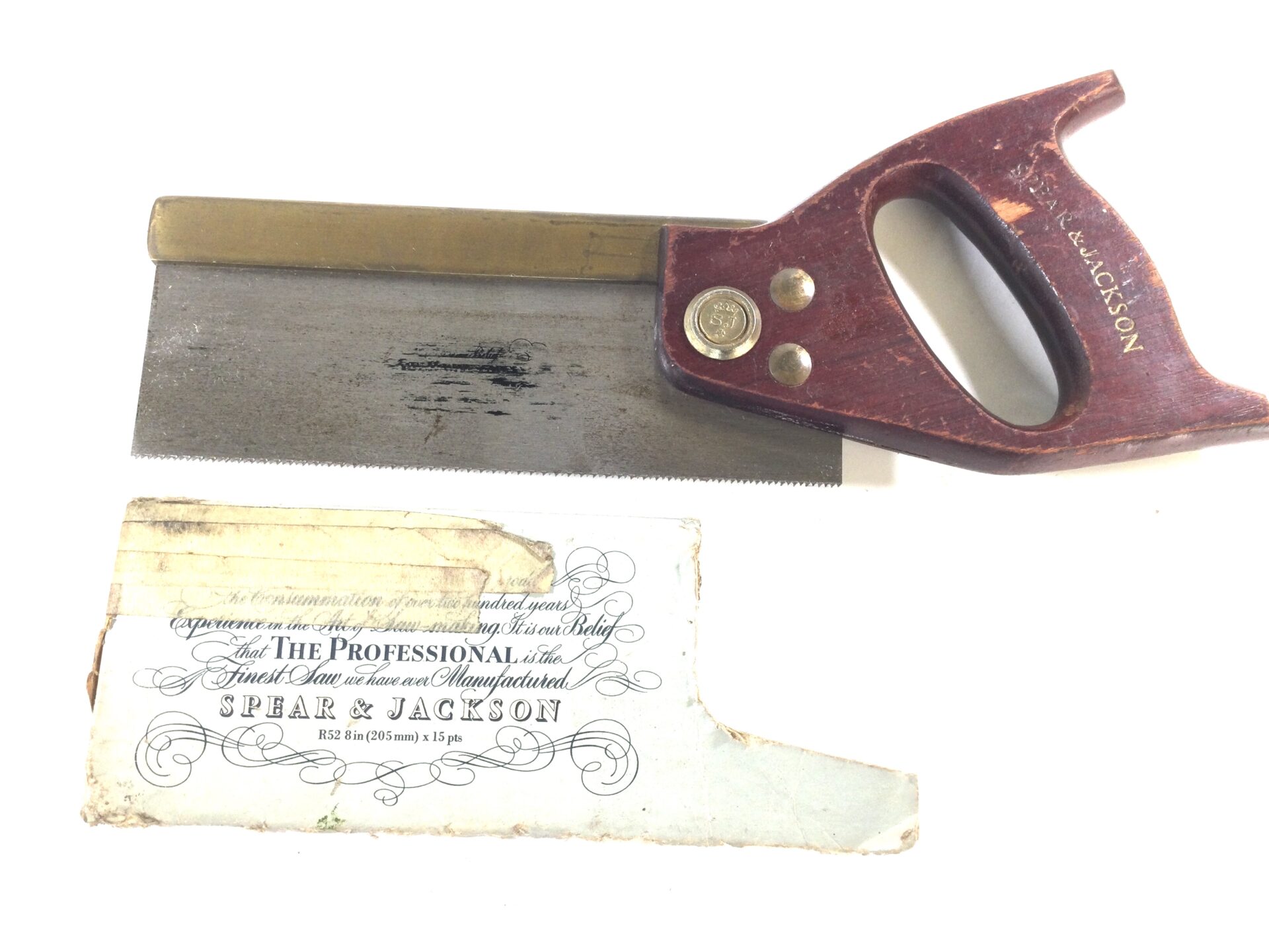 SPEAR & JACKSON “ The Professional” 8” Tenon Saw. (40354) - Image 2