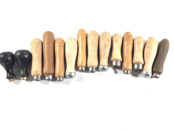 14 Number Small Size File Handles. (41212) - Old School Tools