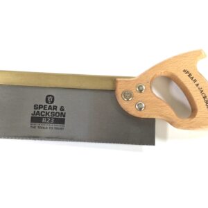 10” SPEAR & JACKSON Brass Back Tenon Saw.  (41511)