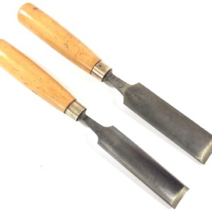 2 x WILFIN Straight Gouges.  (41590)