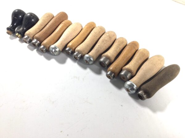 14 Number Small Size File Handles. (41212) - Old School Tools