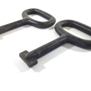Vintage Cast Iron Man-Hole Keys.  (41431)
