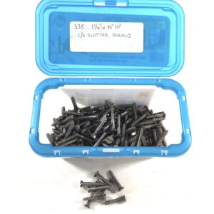 335 x 1.1/4” No:10s C/S Slotted Screws. (41411)