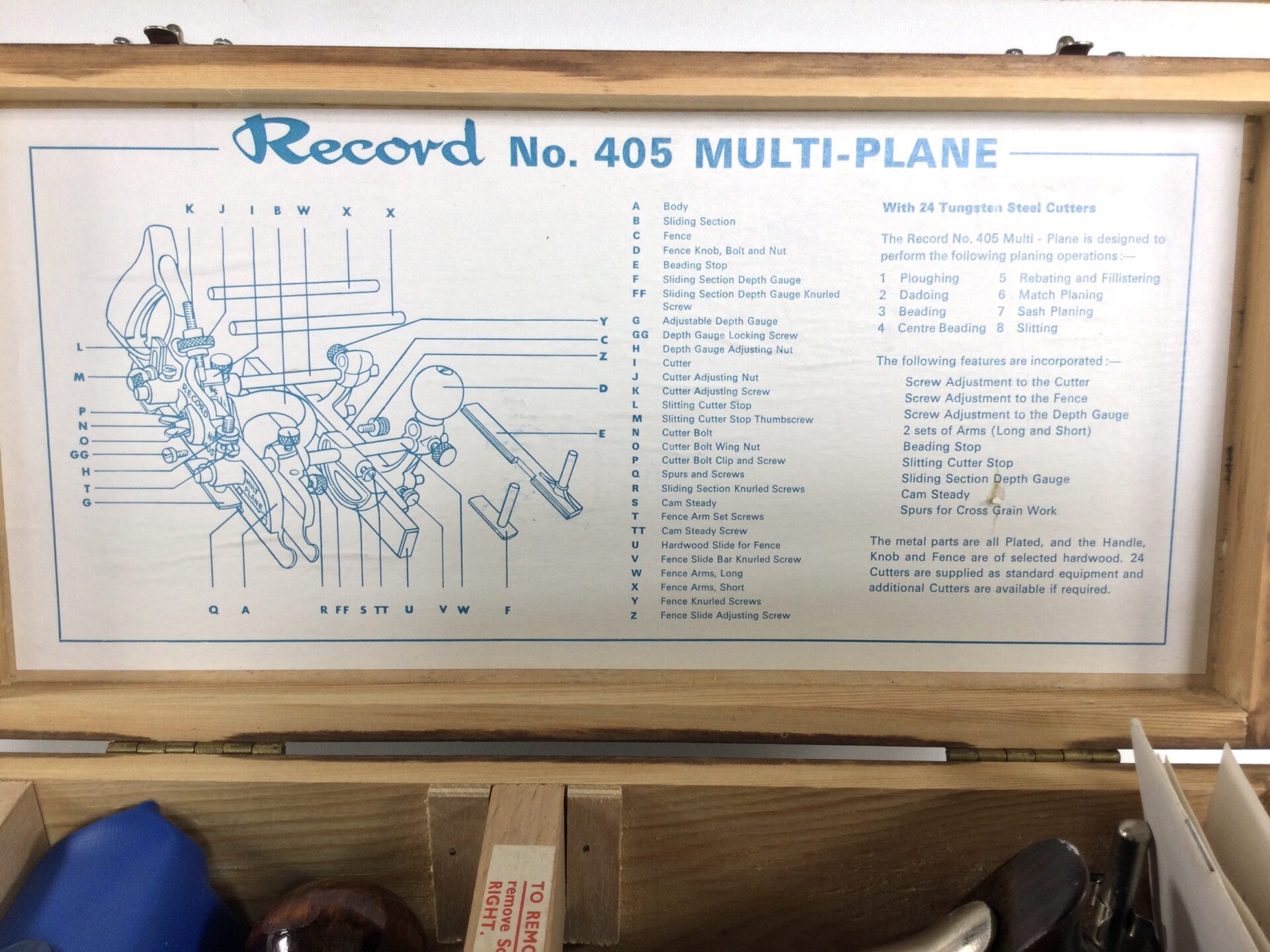 MINT Un-used RECORD No:405 Multi-Plane. (41897) - Image 7