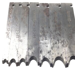 7 Number Beading Cutters for STANLEY #45 & 55 planes. (41870)