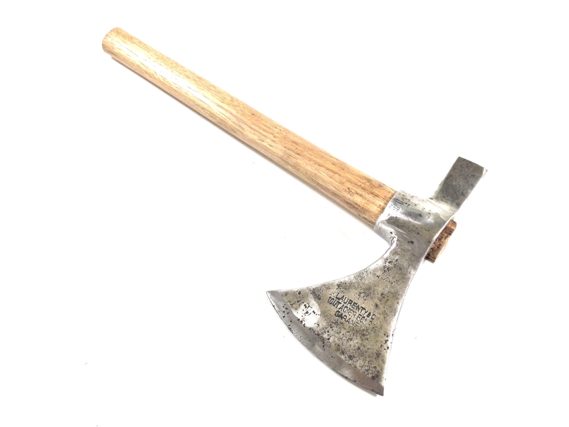 Vintage French LAURENTY &Co Carpenters Axe. (41595)