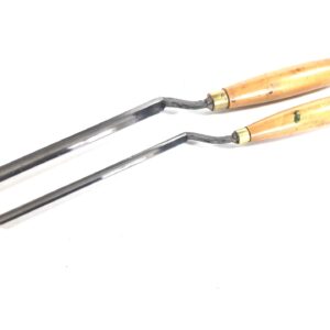 2 x  Wm. Marples Cranked Paring Gouges. (42297)