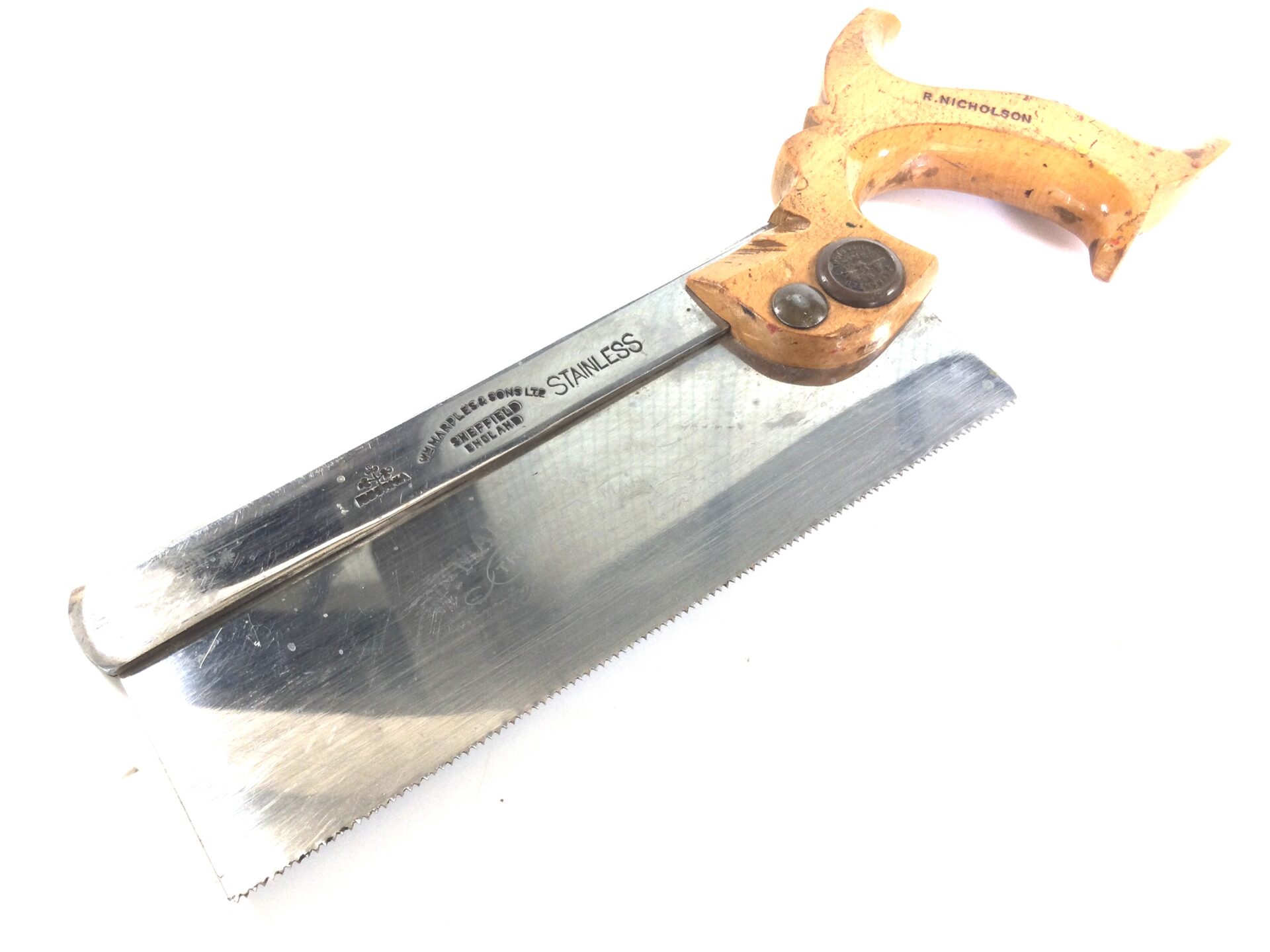Fantastic Wm-Marples Stainless 8” Dovetail Saw. (42251) - Image 7