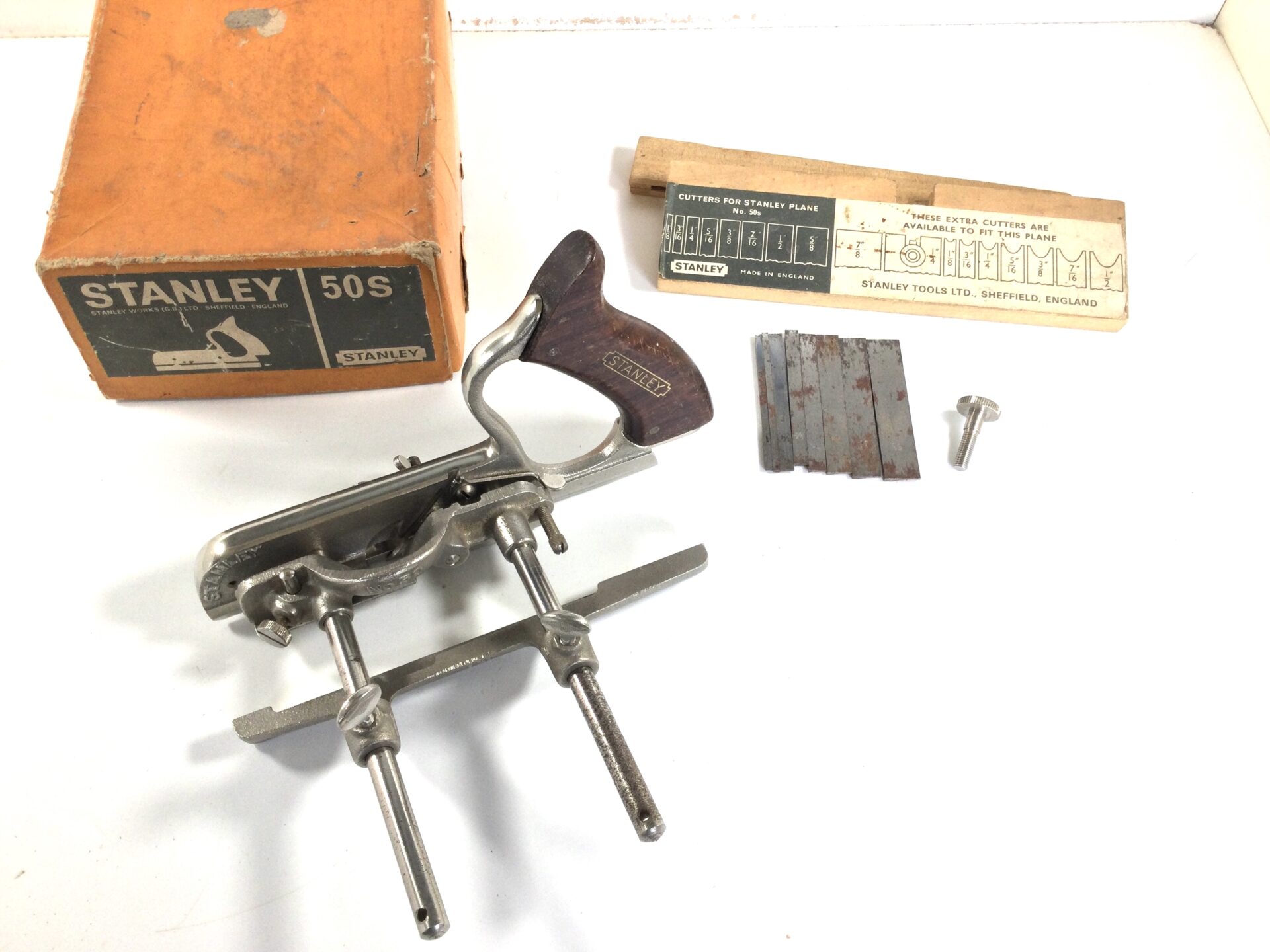 Boxed STANLEY #50S Plough Plane. (42116)