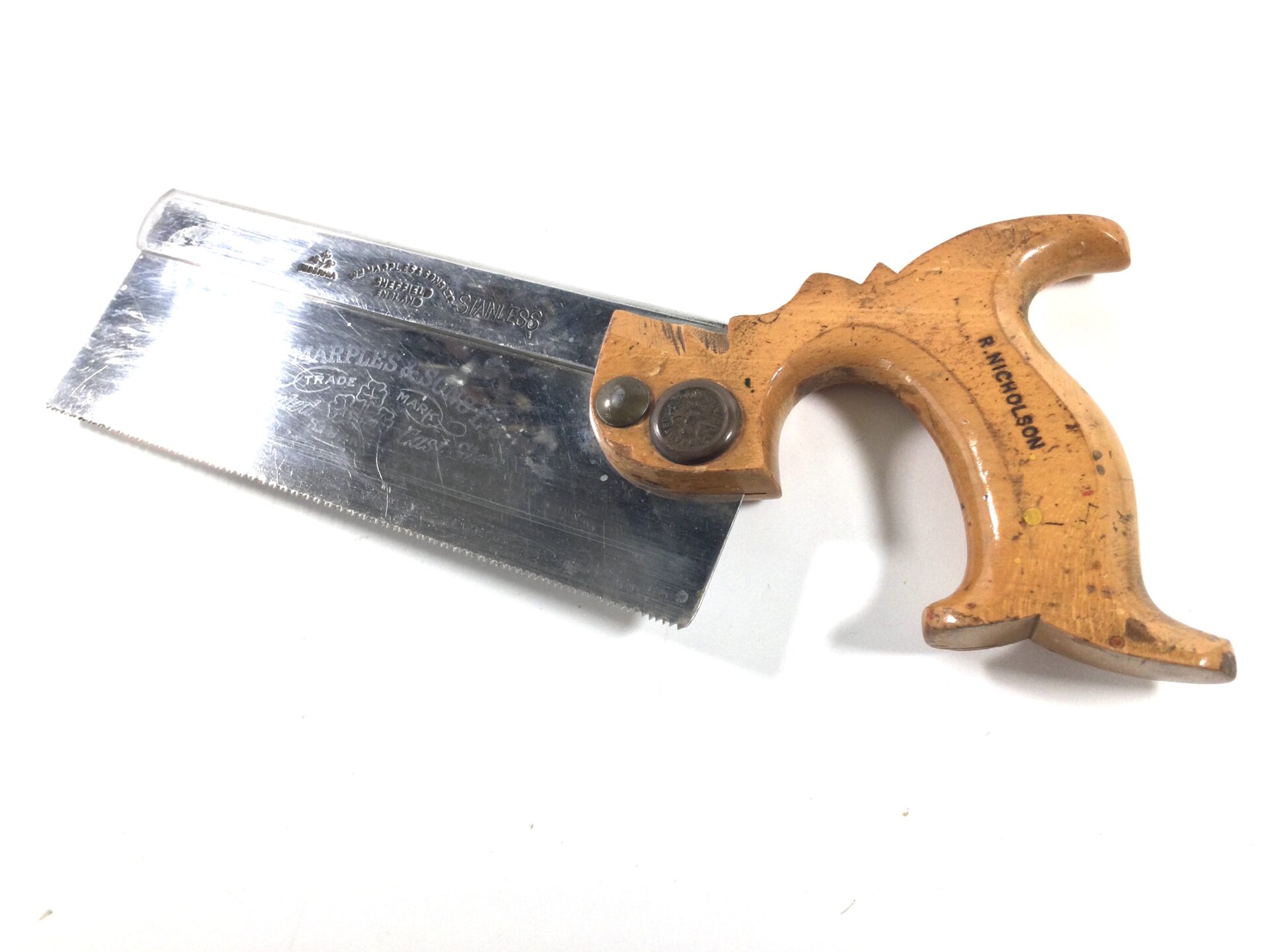 Fantastic Wm-Marples Stainless 8” Dovetail Saw. (42251)