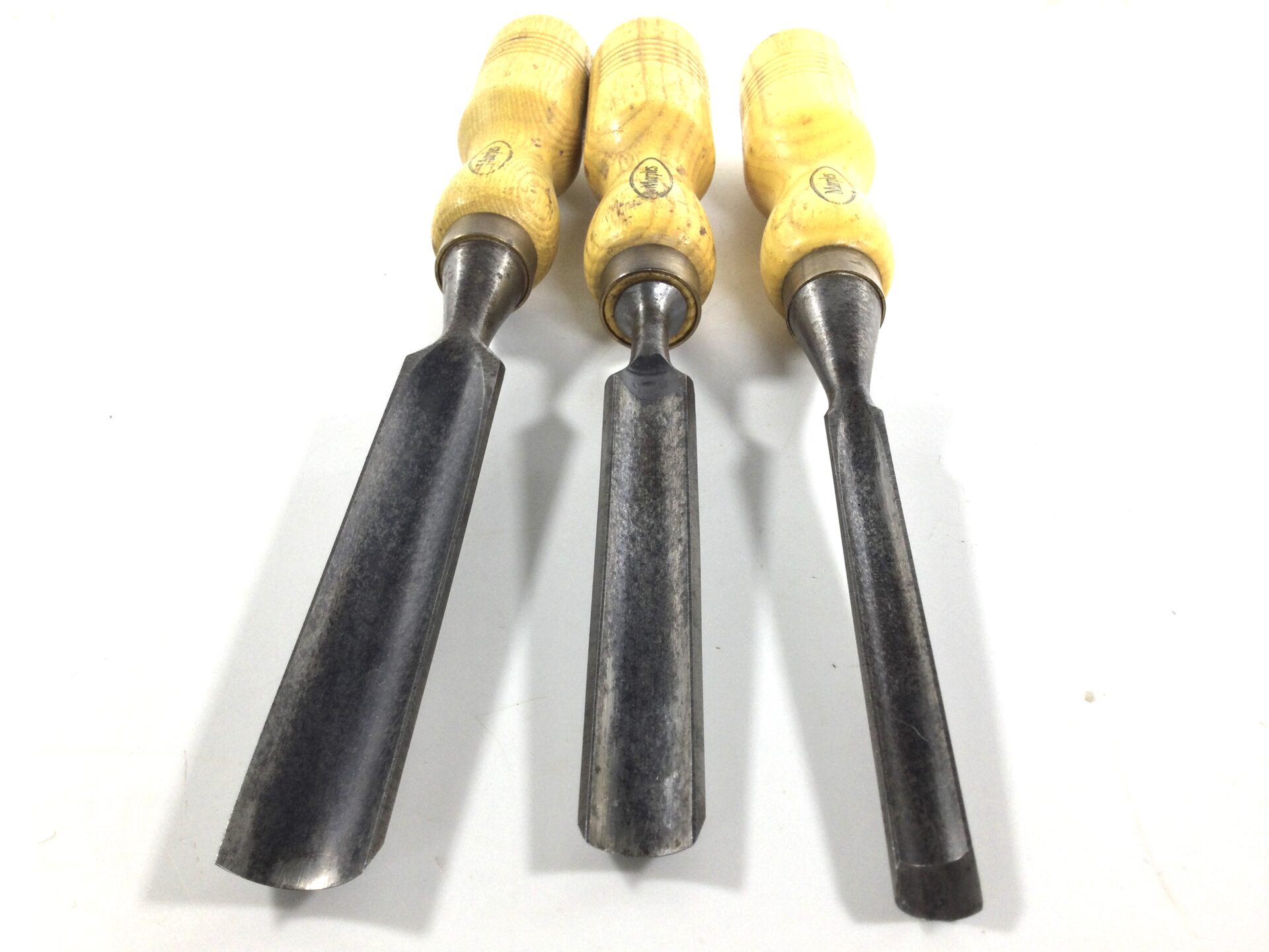 3 Number MARPLES Straight Gouges. (42158) - Image 2