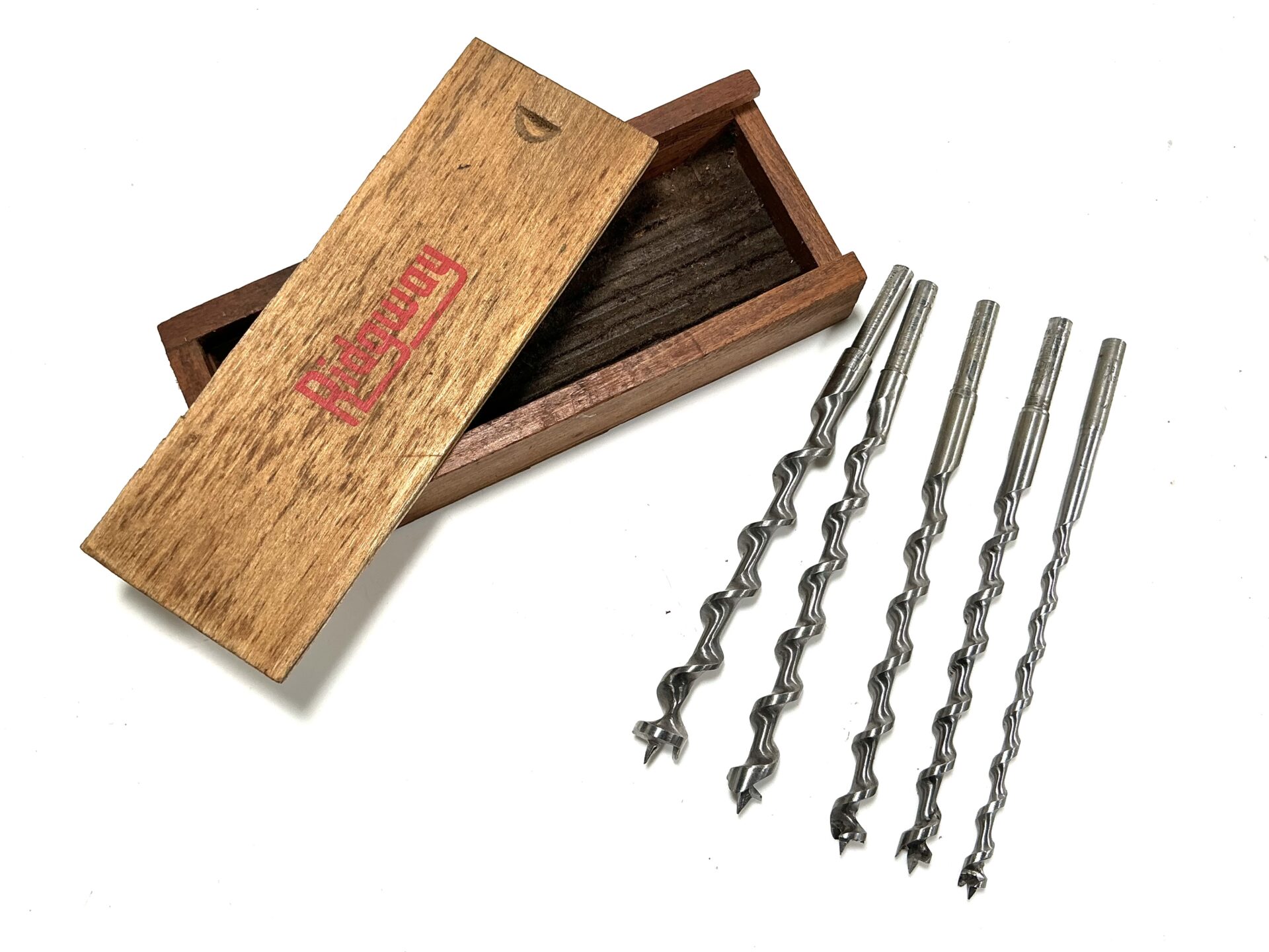 Boxed set of RIDGWAY #350 Solid Centre Bits. (42432)