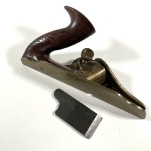 Rare Lancashire Pattern Brass Mitre Plane. (42608)