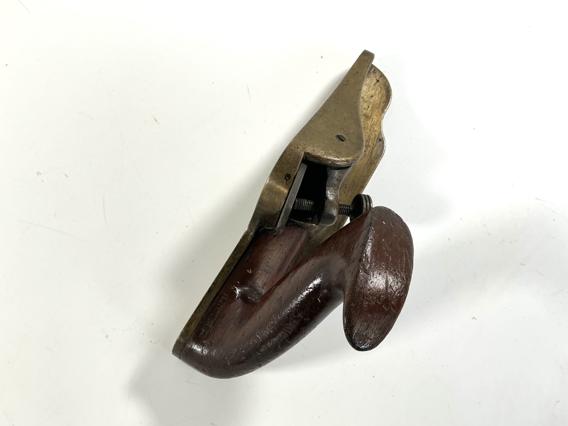 Rare Lancashire Pattern Brass Mitre Plane. (42608) - Image 2