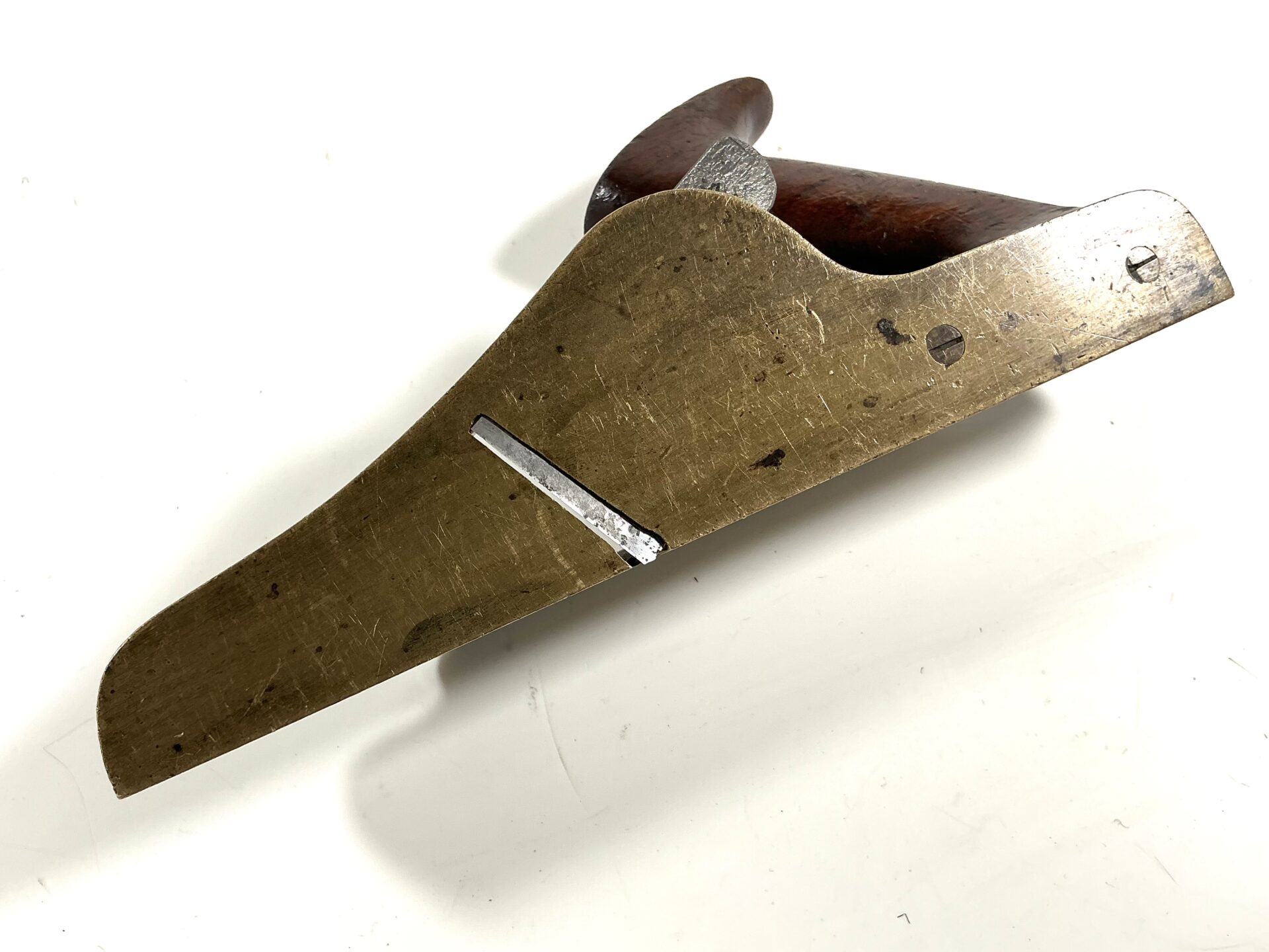 Rare Lancashire Pattern Brass Mitre Plane. (42608) - Image 3