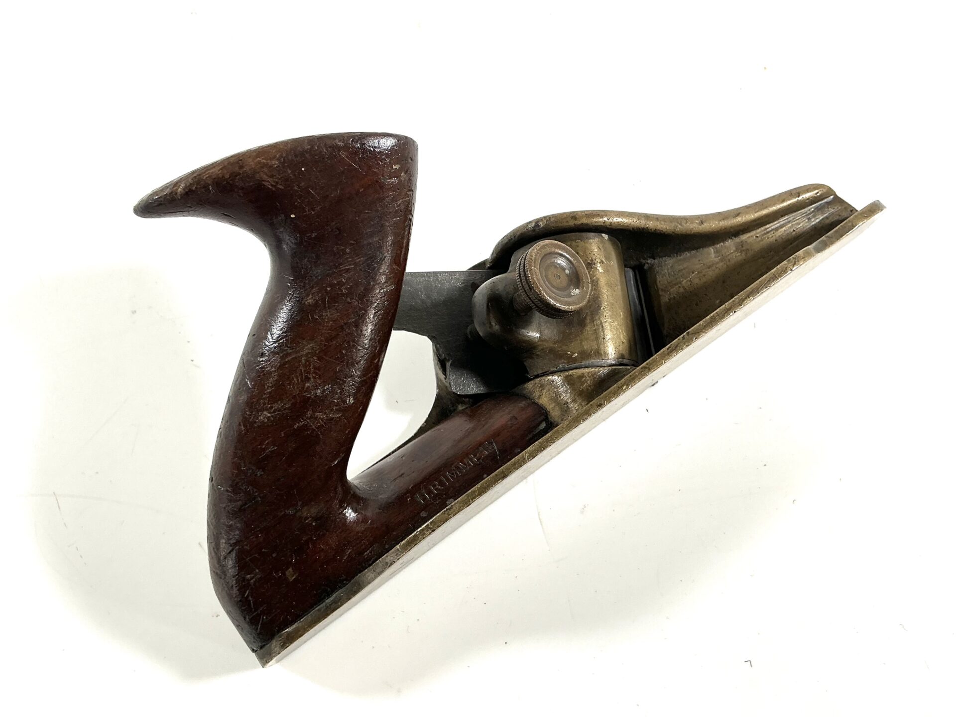 Rare Lancashire Pattern Brass Mitre Plane. (42608) - Image 5