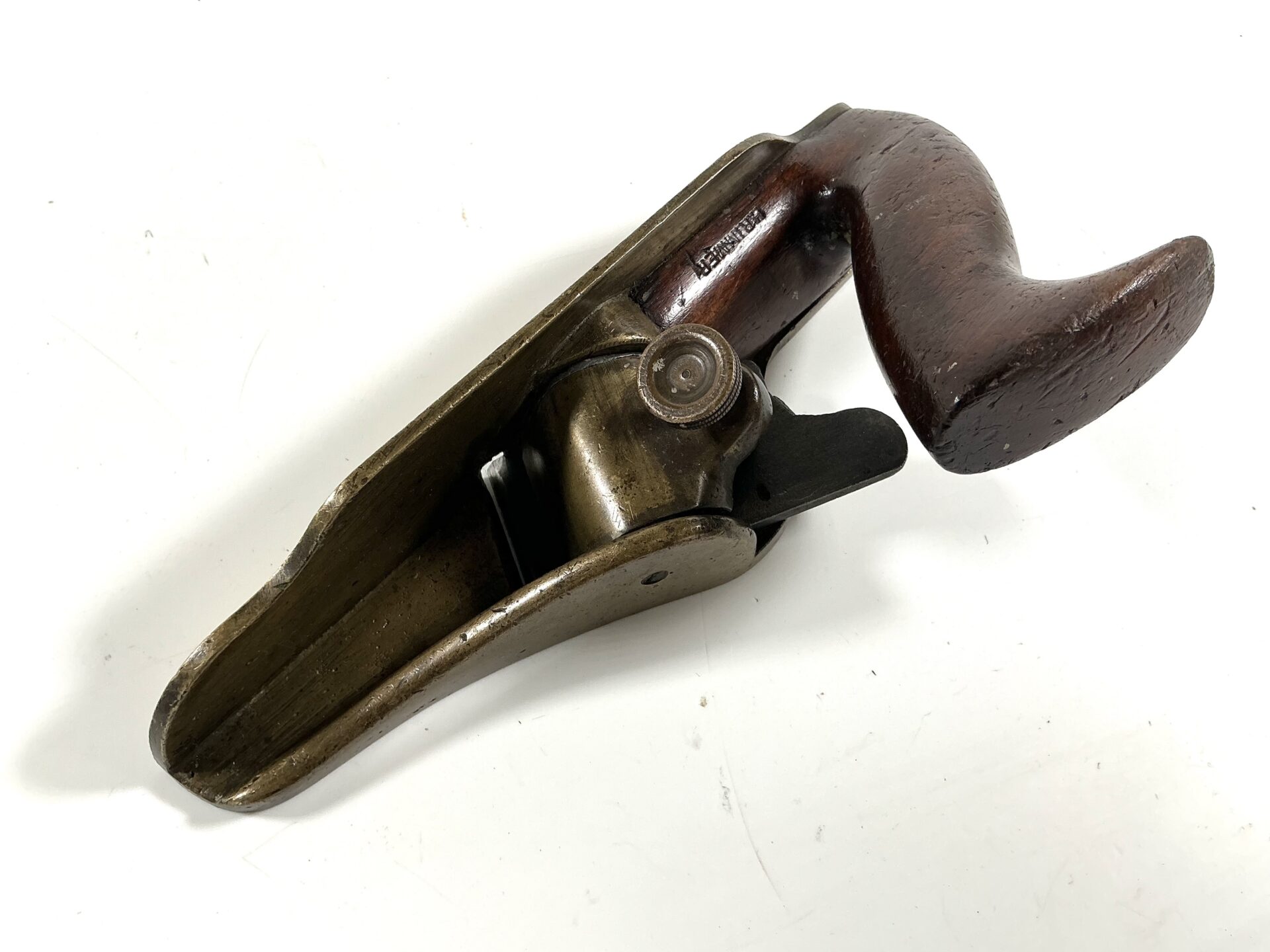 Rare Lancashire Pattern Brass Mitre Plane. (42608) - Image 6