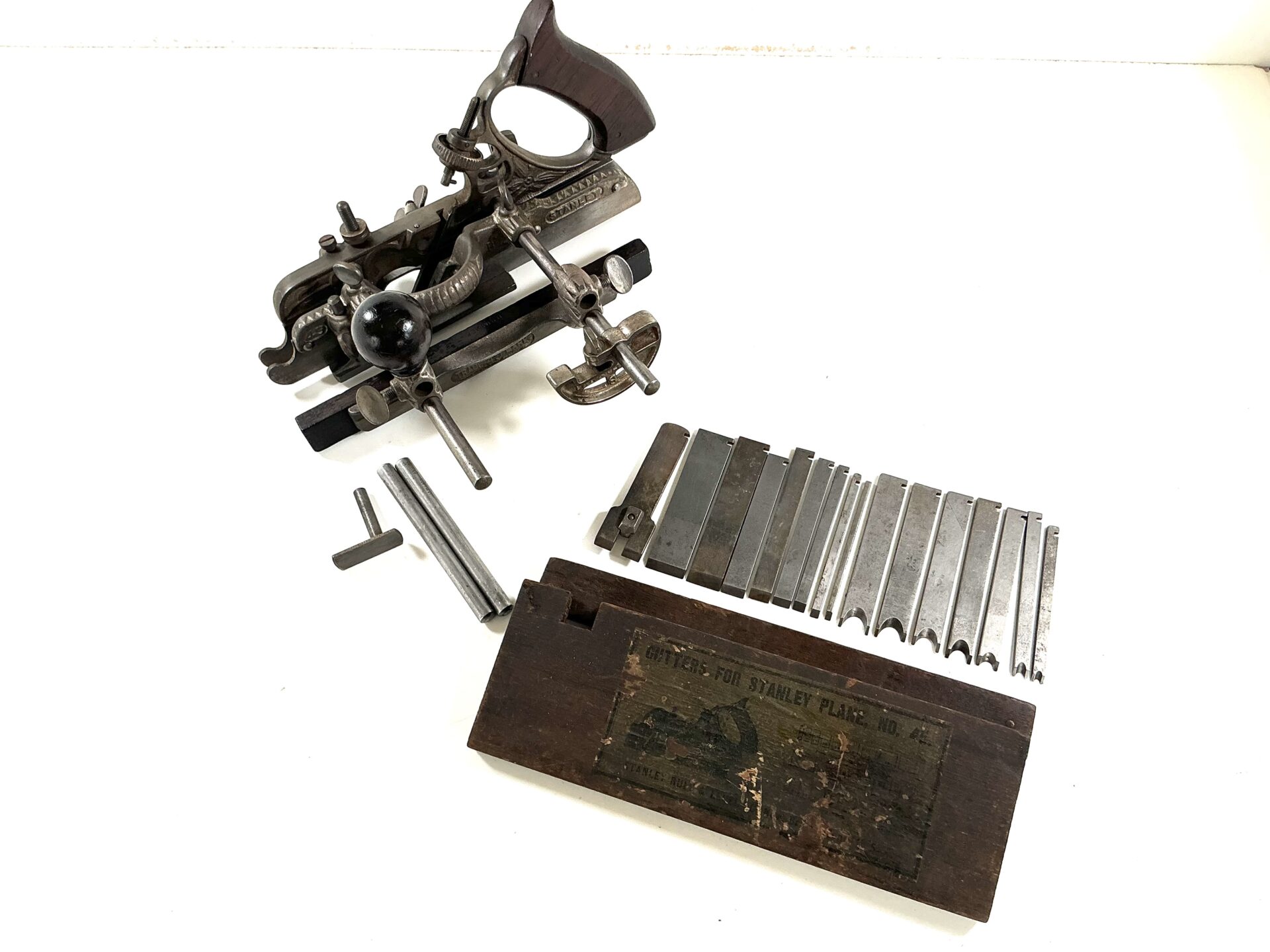 Early model Stanley #45 Combination Plane. (42616)