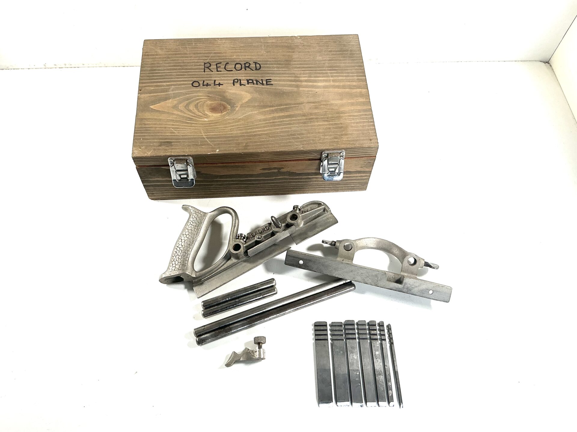 RECORD #044 Plough Plane & 7 cutters. (42660)