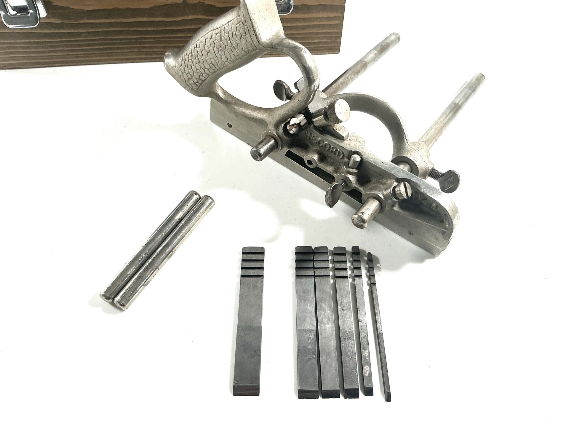 RECORD #044 Plough Plane & 7 cutters. (42660) - Image 2