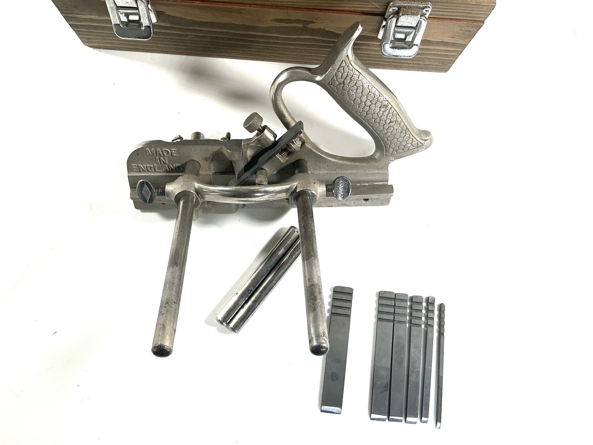 RECORD #044 Plough Plane & 7 cutters. (42660) - Image 3