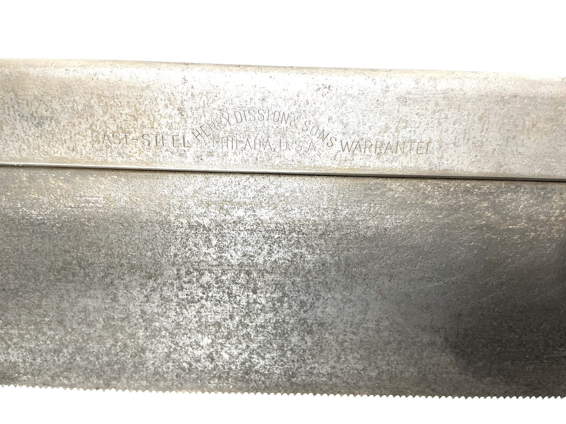 HENRY DISSTON 10” Steel back Tenon Saw. (42699) - Image 3