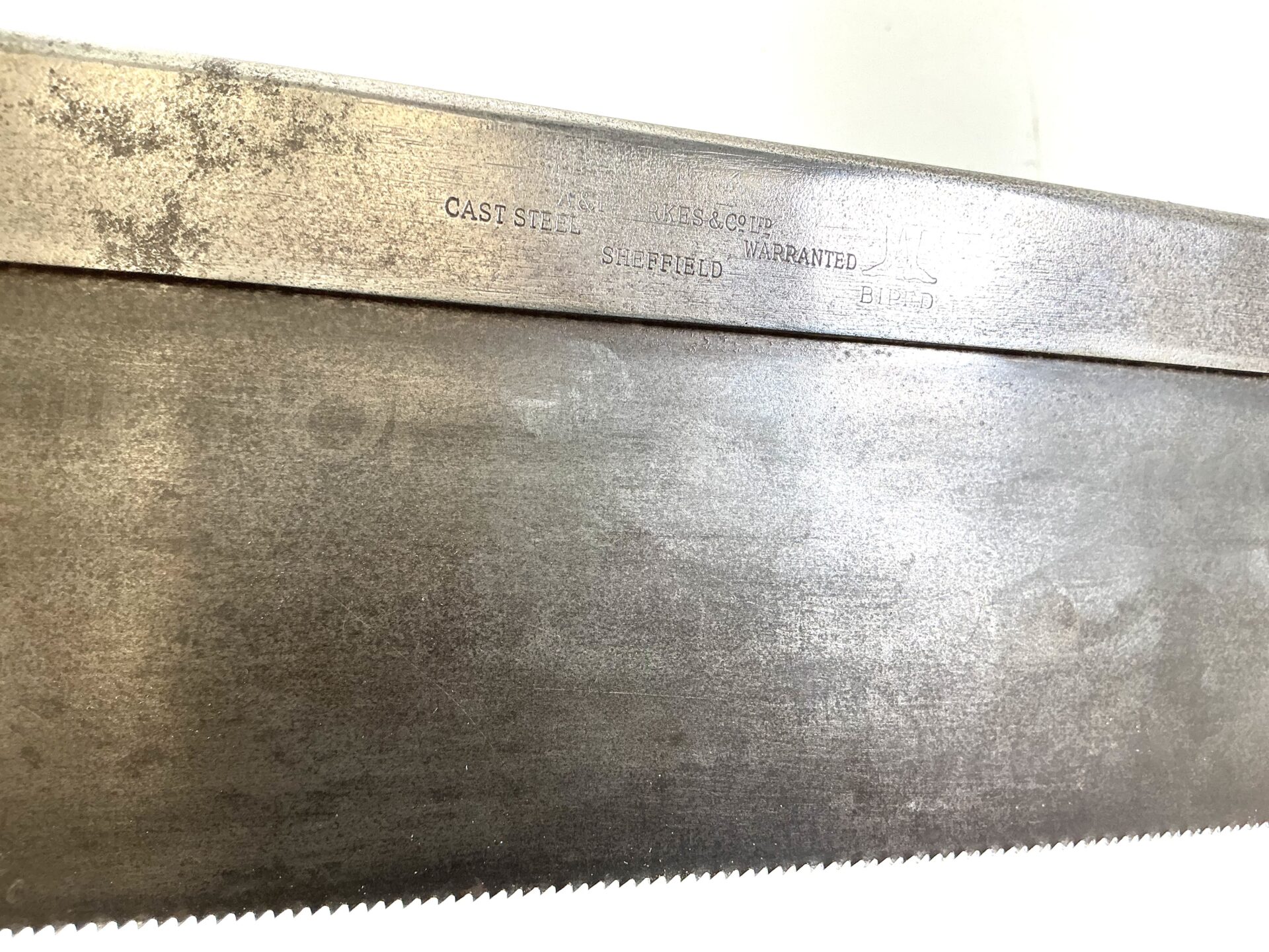 A & F. PARKES & Co Sheffield, 12” Steel-Back Tenon Saw. (42798) - Image 3