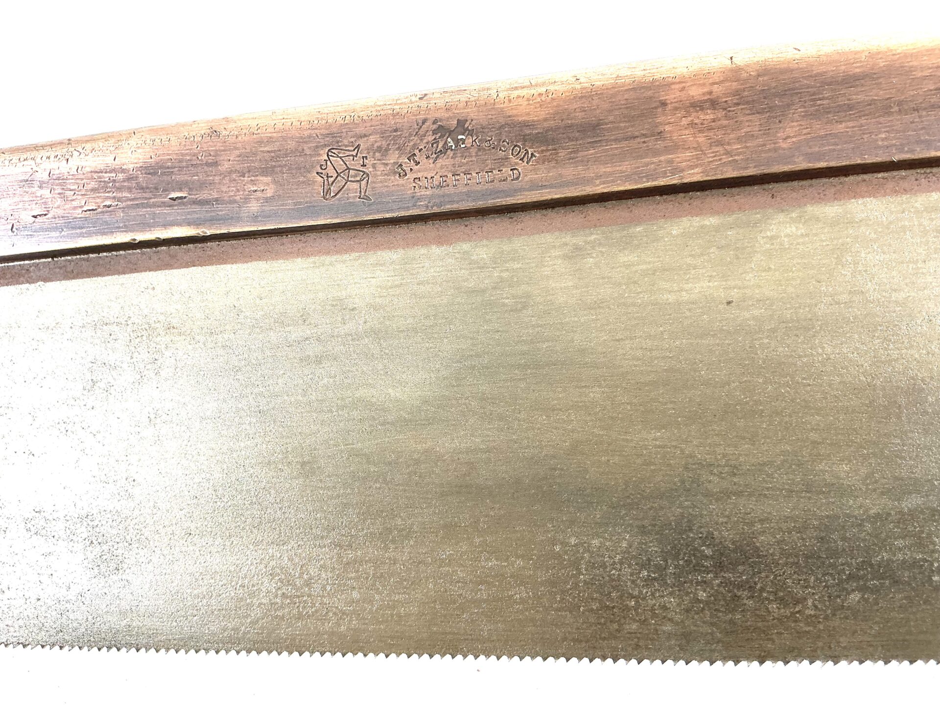 14” J. TYZACK & Son Brass Back Tenon Saw. (42805) - Image 3
