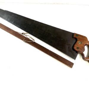24” ABRAM BROOKSBANK SHEFFIELD CROSS CUT SAW. (42812)