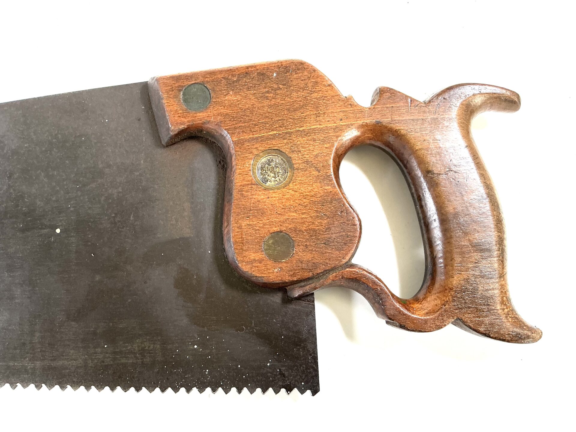 24” ABRAM BROOKSBANK SHEFFIELD CROSS CUT SAW. (42812) - Image 2
