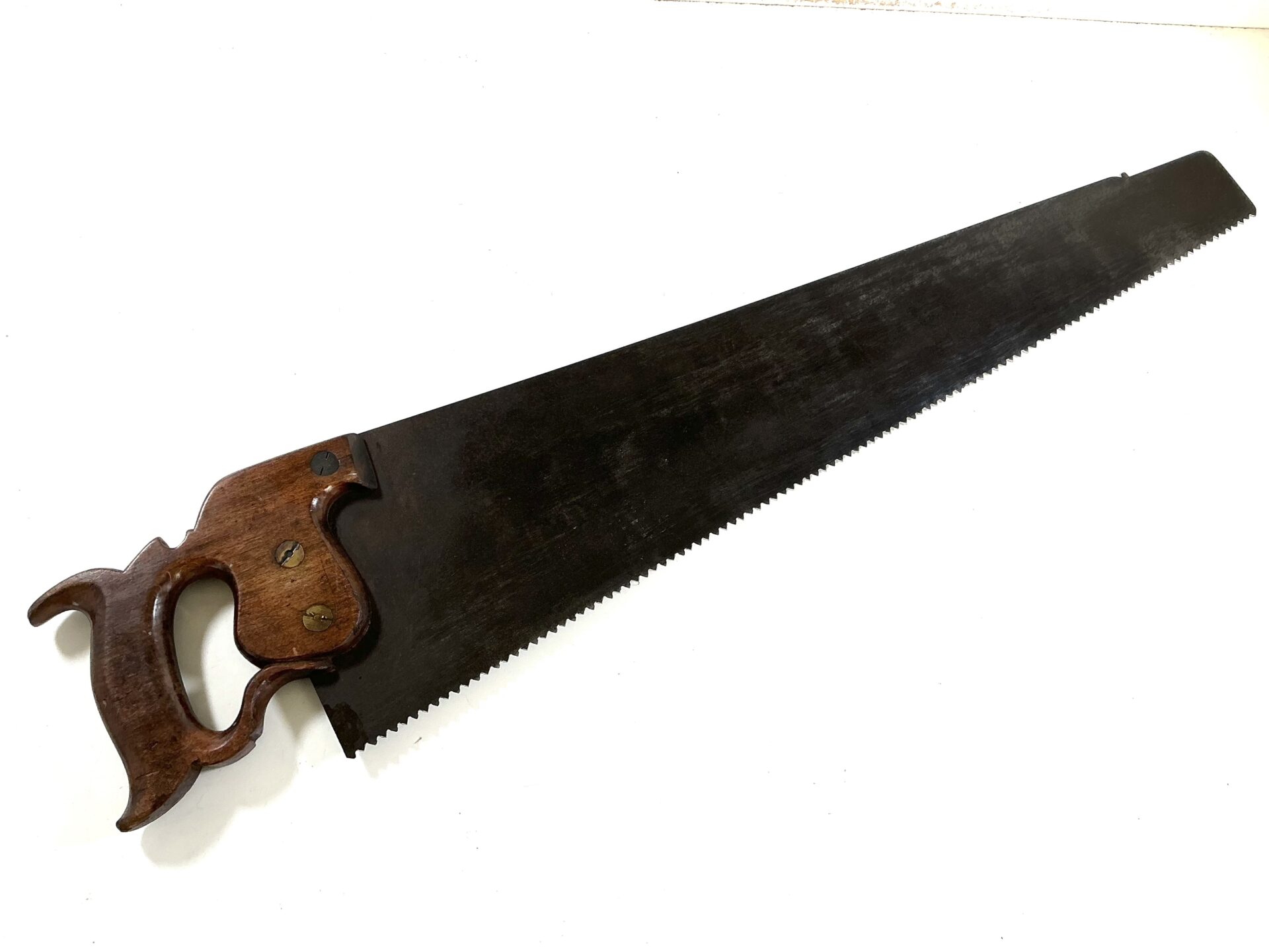 24” ABRAM BROOKSBANK SHEFFIELD CROSS CUT SAW. (42812) - Image 4