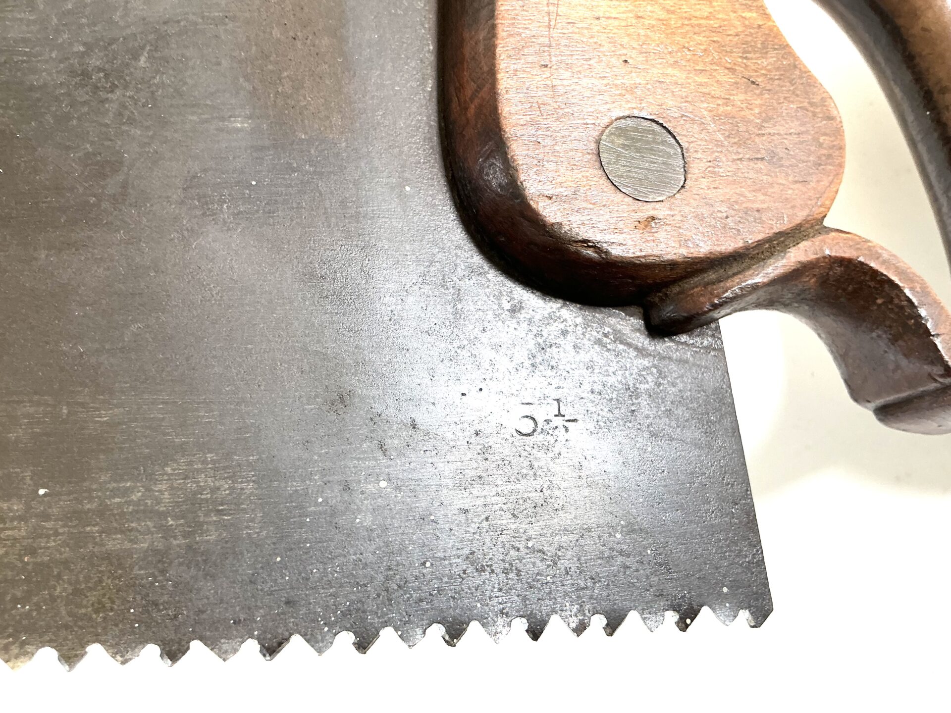 24” ABRAM BROOKSBANK SHEFFIELD CROSS CUT SAW. (42812) - Image 6