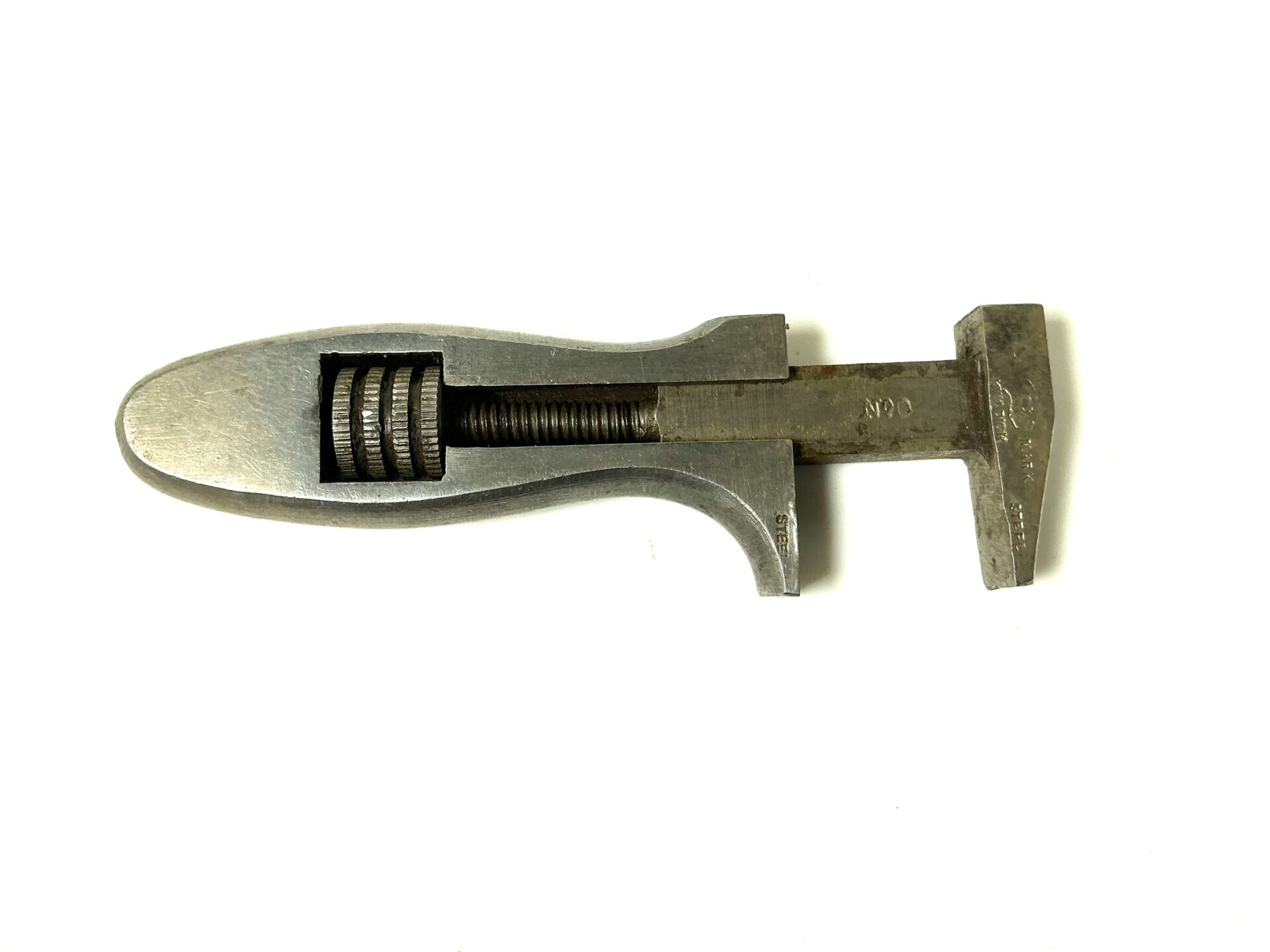 Tiny ABINGDON No:0 adjustable wrench. (42960)