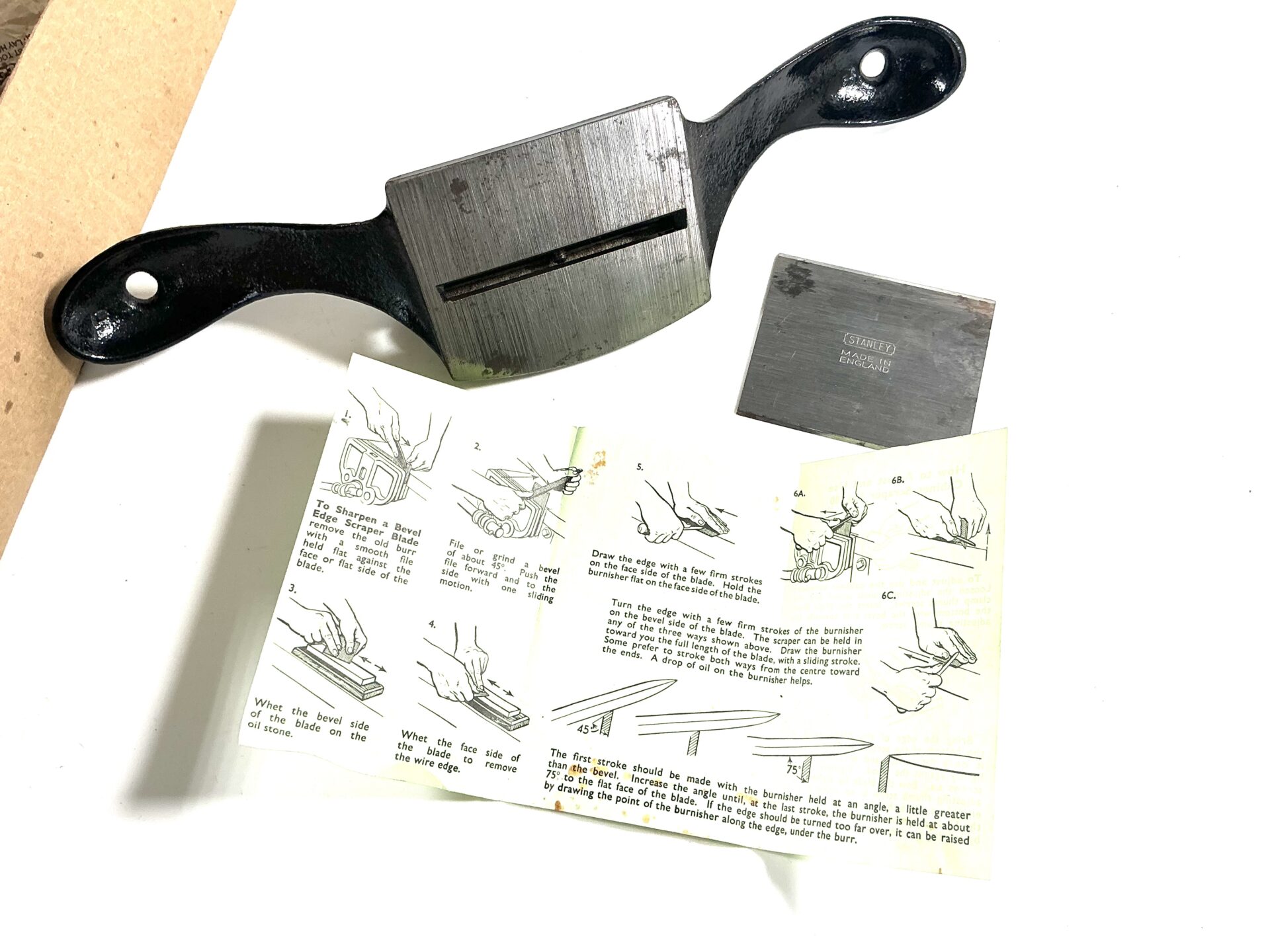 Boxed STANLEY NO:80 Cabinet Scraper. (43132) - Image 2