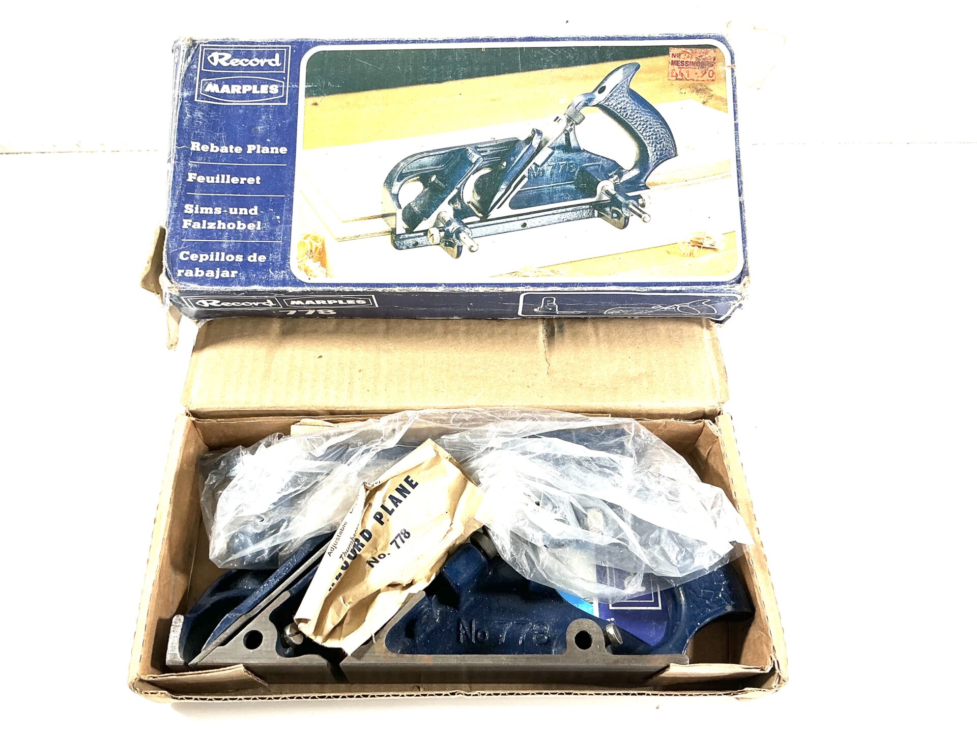 RECORD MARPLES #778 REBATE PLANE. (43144) - Image 2