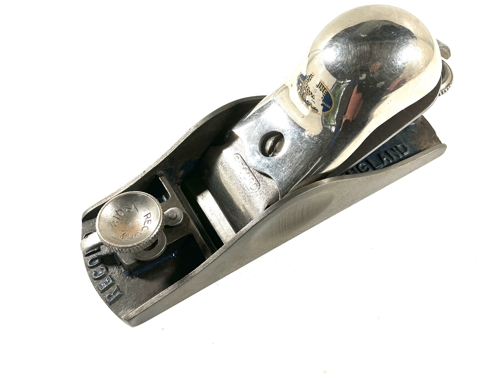 RECORD #018 Adjustable Mouth Block Plane. (43325)