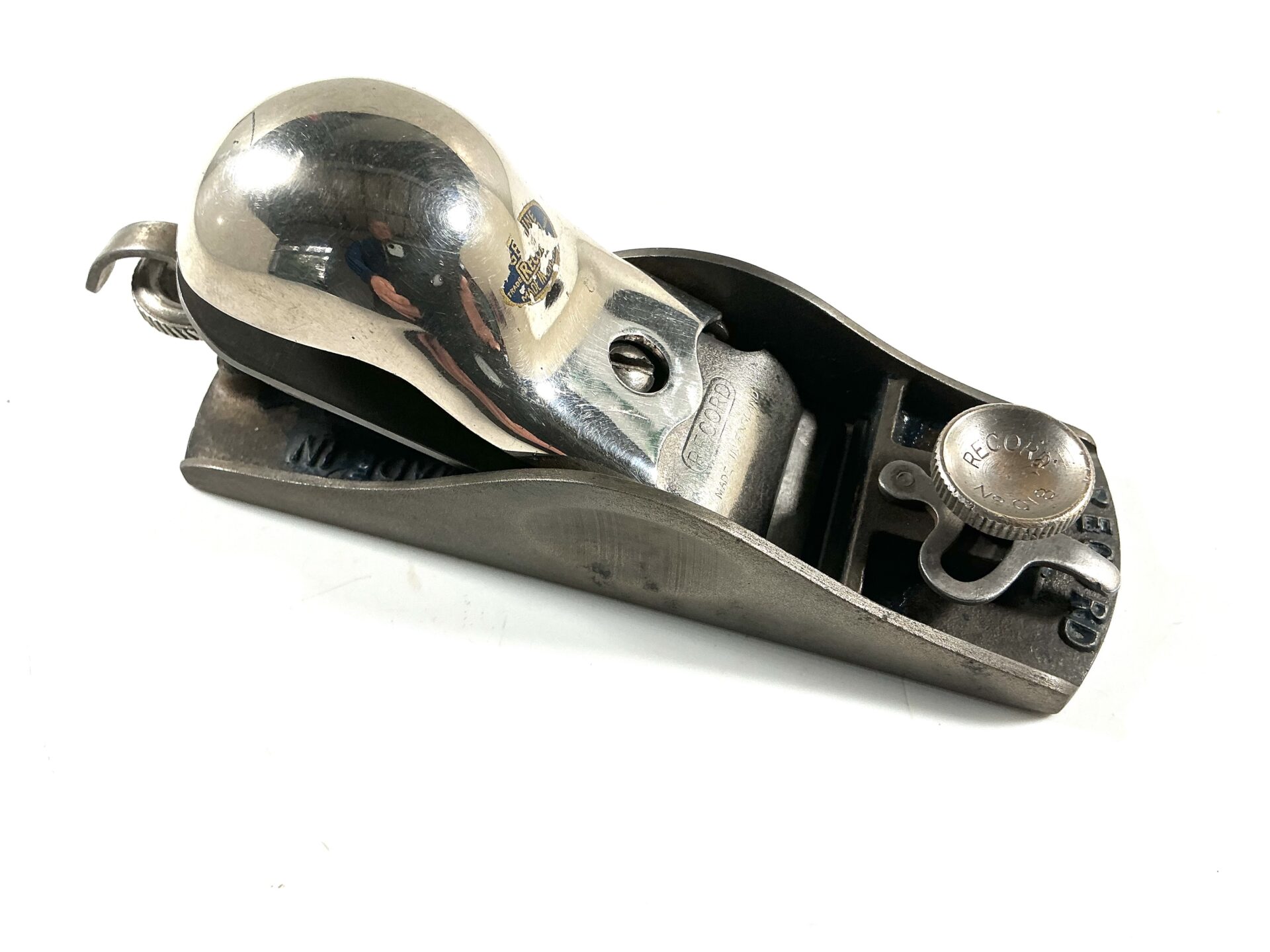 RECORD #018 Adjustable Mouth Block Plane. (43325) - Image 2
