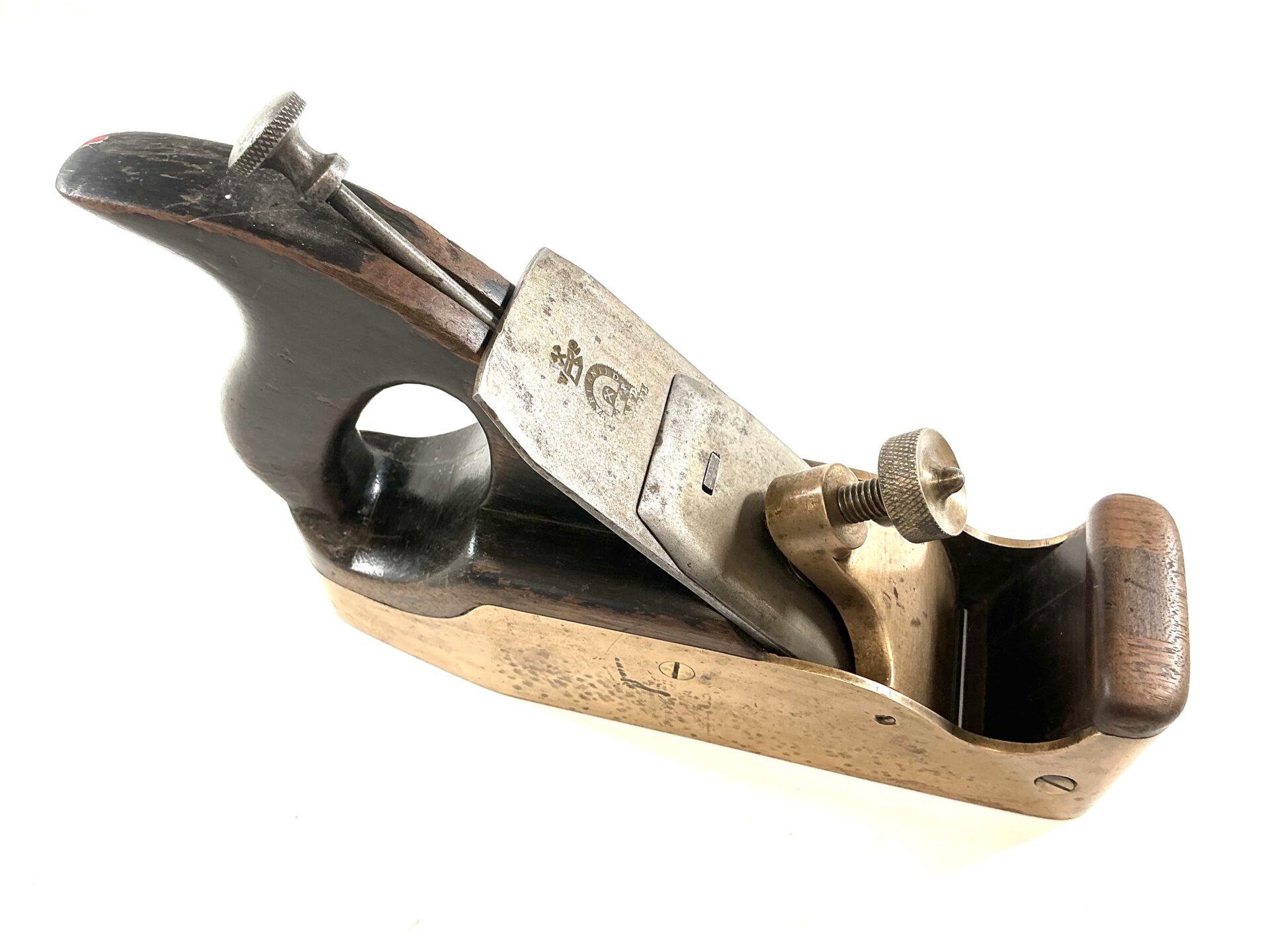 User made adjustable gunmetal smoothing plane. (43337) - Image 3