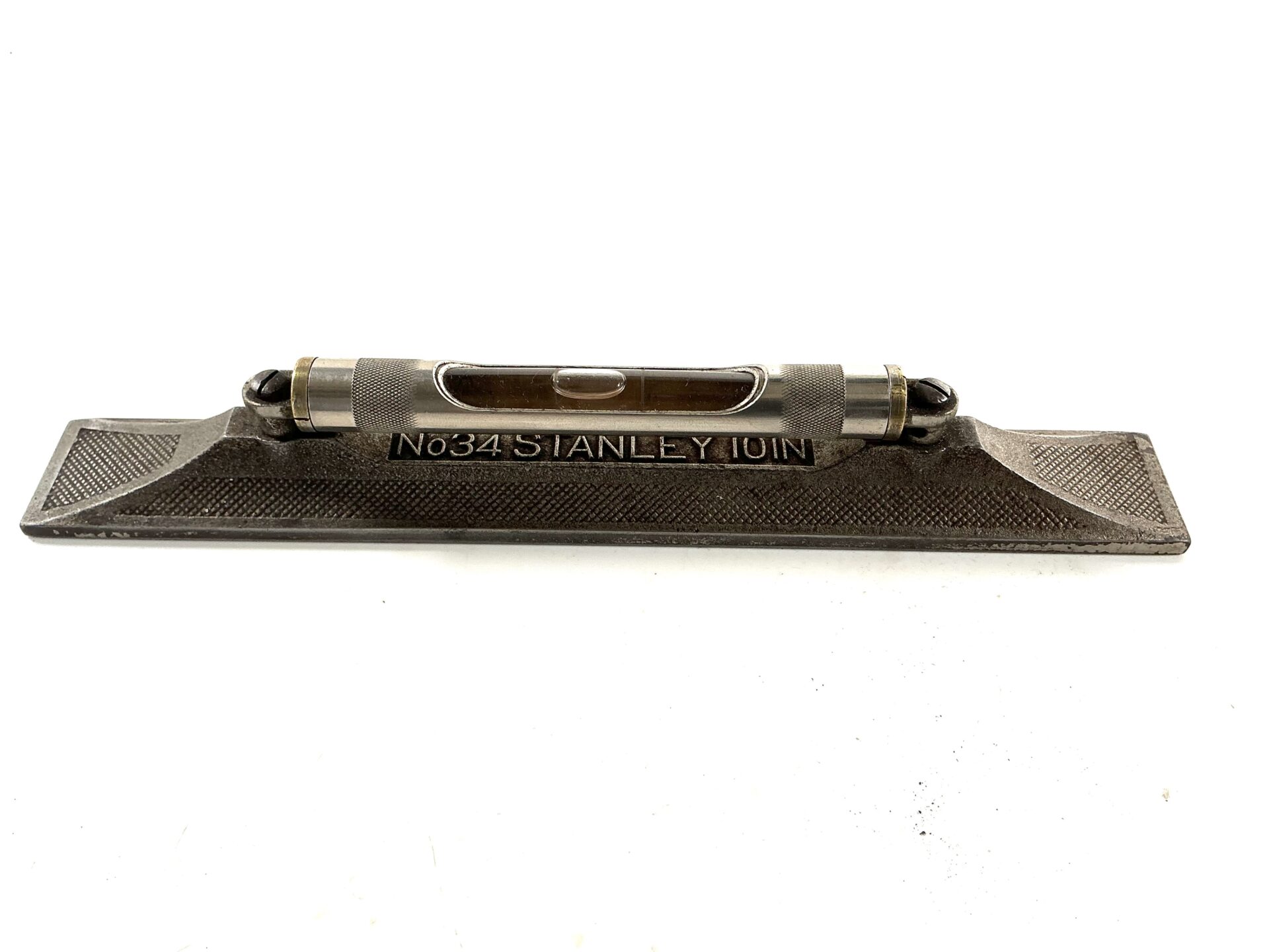 Rare STANLEY RULE & LEVEL No:34 10” machinist level. (43369)
