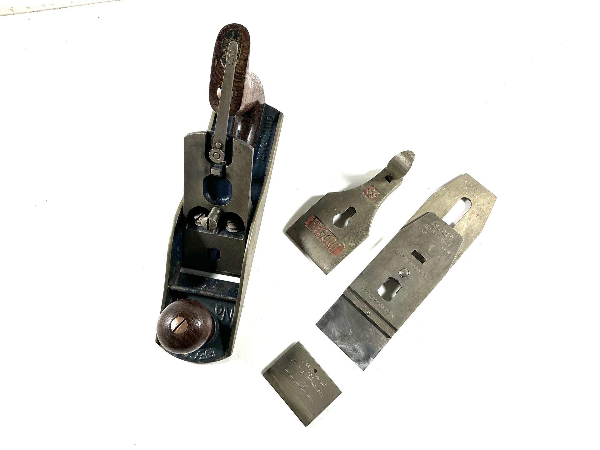RECORD NO:04 STAY-SET smoothing plane. (43517)
