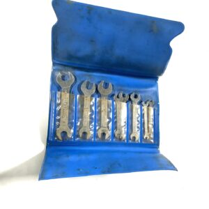 Pouch of 8 KING DICK OPEN END SPANNERS.  (43549)