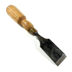 1.1/2” I. SORBY Firmer Chisel boxwood octagonal handle. (43571)